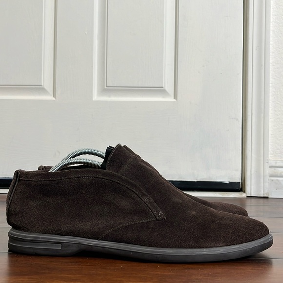 Peter Millar Excursionist Brown‎ Dark Amber Suede Chukka Size 9 Low Booties